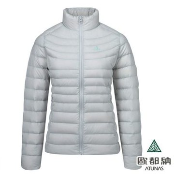 【歐都納 ATUNAS】女 KEEP WARM 輕量羽絨外套.夾克.風衣.大衣/ A6GAGZ04W 石灰