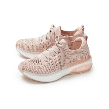 Sabon針織碎鑽輕量舒壓空氣休閒鞋 粉色 (10296629)