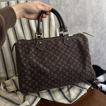 Louis Vuitton 老花 Speedy 30 布面手提包