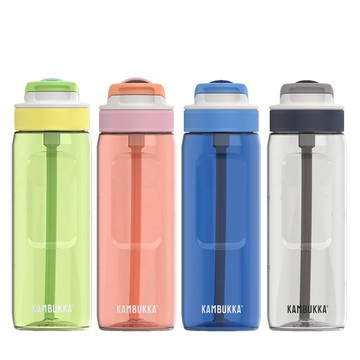 Kambukka卡沛卡 趣吸瓶750ml (共聚聚酯、矽膠、PP聚丙烯/多色/23x7x7cm)