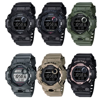 DIGITEC DG-5112 時尚 運動風 大鏡面 個性 電子錶