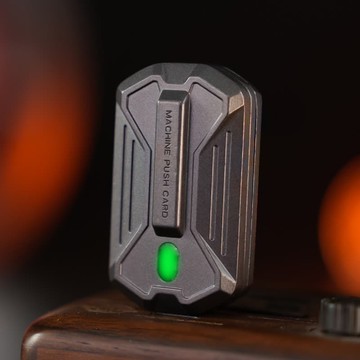 48H出貨！脈沖推牌edc磁力段落啪啪幣減壓神器金屬手指尖陀螺無聊解壓玩具