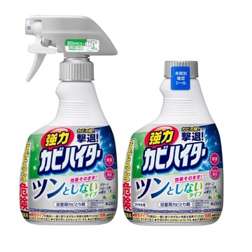 【蝦皮直營】日本 Kao 花王 浴室強力除霉泡沫噴霧清潔劑 360ml-花香款 本體/補充瓶