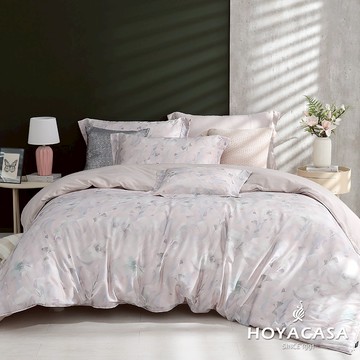 HOYACASA 60支銀纖維抗菌天絲兩用被床包組｜蕾緹雅｜(雙人/加大/特大)