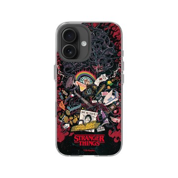 iPhone 16 Clear Case（相機按鈕） 透明 - Stranger Things - 怪奇物語日