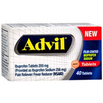 Advil Film-Coated Tablets 40 tabs by Advil