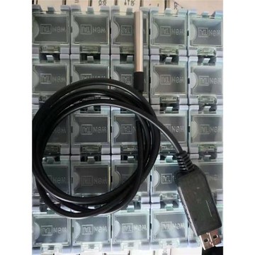 USB溫度計 USBT0  USB溫度傳感器 hid免驅動 WIN/LINUX/安卓 1米