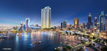 Ⓣ港灣1號院⭐奢華度假感〰️捷運宅兩房稀有兩陽台｜高雄市鹽埕區五福四路