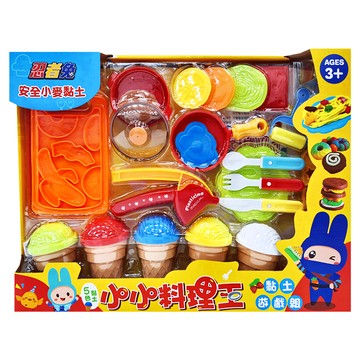 忍者兔 安全小麥黏土小小料理王遊戲組 3歲以上適用  1組  786g