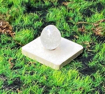 能量擺飾-天然可愛雪景彩虹帶彩白水晶 療癒 開運 淨化 快速出貨