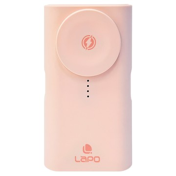 LaPO 全功能快充版口袋行動電源 5000mAh 204g  WT-12CL   蜜粉色