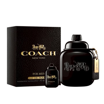 【COACH】時尚曜黑男性淡香精40ml(贈隨機小香乙瓶)快速出貨