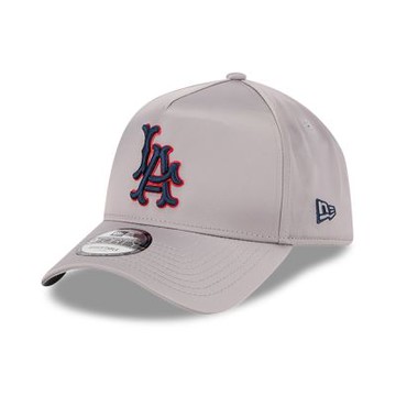 NEW ERA 男女 9FORTY AF SATIN COOPERSTOWN 洛杉磯天使 灰 NE14889083