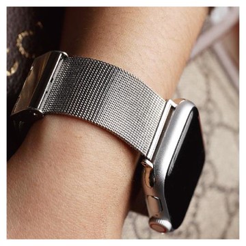 ALLTIME │完全計時│Apple watch通用錶帶五色細米蘭不銹鋼帶