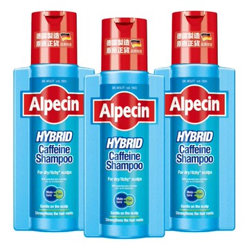Alpecin 雙動力咖啡因洗髮露 250毫升 X 3入