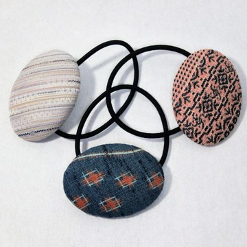 和服布料髮夾 髮圈