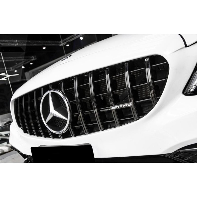 BENZ メルセデス・ベンツ C-Class W205 S205 C205 フロント パナメリカーナ グリル AMG GT ピアノブラック 艶黒  カスタム エアロ C200 C180 C250 C43 C45 | LINEブランドカタログ