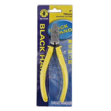 BLACK HAND 黑手牌 美式斜口鉗 + 彈簧 150mm  1支