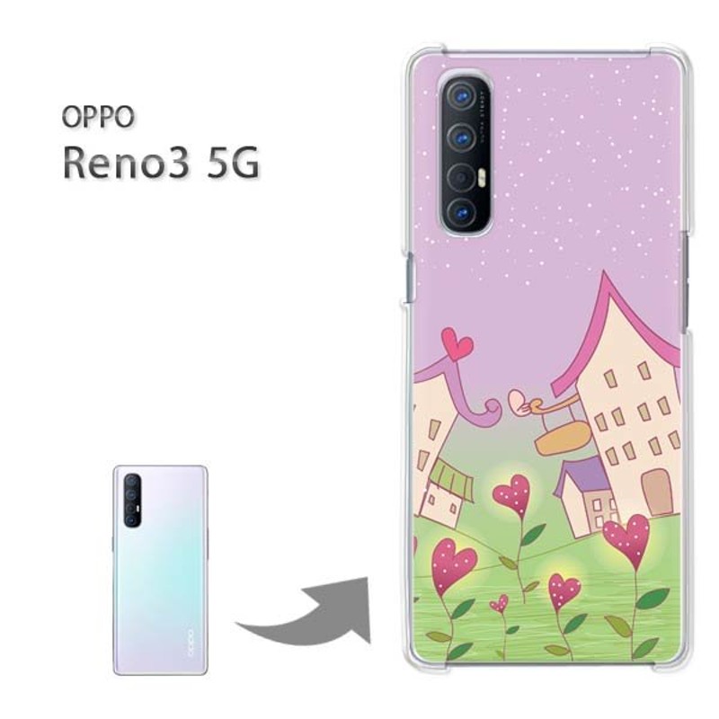 Reno3 5G ケース OPPO Reno3 5g オッポ リノ ハードケース デザイン ...