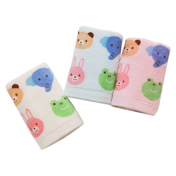 可愛動物童巾-27x56cm-3條入x4包