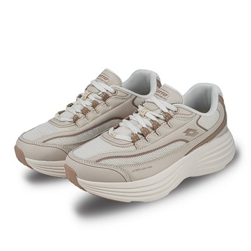 LOTTO NUVOLA 2 健走運動鞋 女 健走鞋 米/咖啡 LT5AWR9531