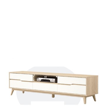 AS DESIGN雅司家具-肯尼原木雙色6尺展示櫃-182*40*48.2cm