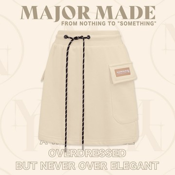 【MAJOR MADE】立體口袋工裝棉裙褲