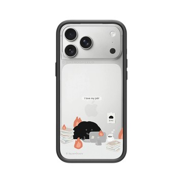 iPhone 17 Pro Max Mod NX -邊框背蓋組合 (相機按鈕) 黑 - Square Studio 方坊 - I Love My Job