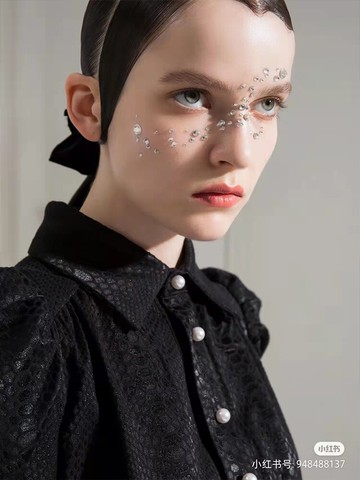 淚鉆兒童化妝貼臉飾眼貼鉆珍珠音樂節舞臺臉部裝飾