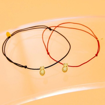 SOPHIE  DESCHAMPS 鳳梨金墜手鍊