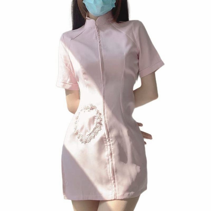 Byvax ナース 服 コスプレ ピンクの天使 可愛い 看護師 病院 制服 ハロウィン衣装 レディース 衣装 仮装 プレゼント スカート ナ 通販 Lineポイント最大get Lineショッピング