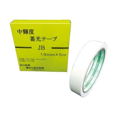 日東エルマテ 高輝度蓄光テープ JIS-JC級 0.3mm×24mm×5m グリーン NB