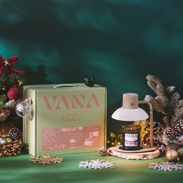 Kos No.11 可定時極簡款香氛暖燈禮盒 - ROV木質辛香調蠟燭