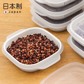 🍁快速出貨🍁日本進口糙米飯分裝盒雜糧飯迷你小飯盒食品級減脂定量冷凍可微波