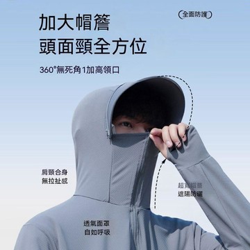 保羅駱駝冰絲防曬衣男夏季戶外防紫外線upf50+透氣速幹釣魚防曬服