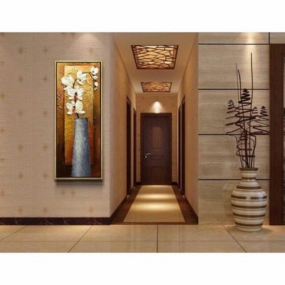 手作り油画 額つき 美術品 絵画インテリア壁飾り 油絵壁画