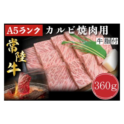 ふるさと納税 茨城県 行方市 DT-5カルビ焼肉用360g