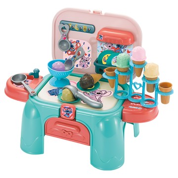 StitcH 2合1冰淇淋店 建議年齡3歲以上  32 x 26.5 x 19 cm  史迪奇 藍綠色  1組