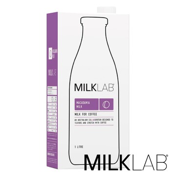 *新馬星巴克指定款 [澳洲MILKLAB] 嚴選植物奶 (1000ml/瓶) 夏威夷豆奶-夏威夷豆奶1入組