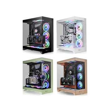 米特3C數位–Thermaltake 曜越 CTE E550 TG 中直立式機殼 黑色/白色/抹茶綠/礫石沙