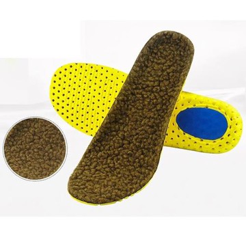 (預購)【JHS杰恆社】壹對冬季減震防滑EVA鞋墊羊羔絨保暖透氣吸汗運動鞋墊RAKASO諾喀索口LS10