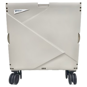 TRUELIFE OUTLET 純色摺疊購物車 超耐重達60kg 大容量53L  米白  1個