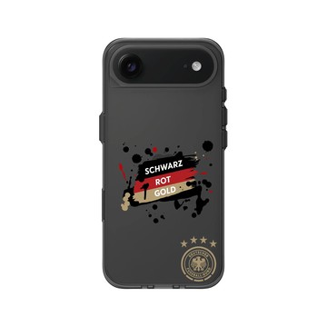 iPhone Air Clear (相機按鈕) 酷墨灰 - Deutscher Fußball-Bund - Schwarz Rot Gold