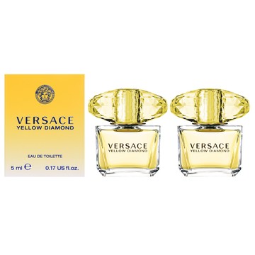 VERSACE 凡賽斯 香愛黃鑽女性淡香水 5ml 小香 X2入組