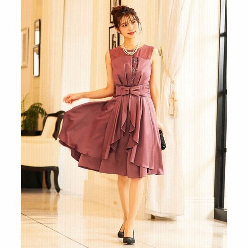 Fashion Letter 2way セットアップ 結婚式 ワンピース パーティードレス ドレス レース フレア 披露宴 二次会 お呼ばれ 成人式 同窓会 ドレス 謝恩会 卒業式 卒業パーティー 大学生 膝上 春 夏 秋 冬 服 服装 女性 レディース ノースリーブ かわいい おしゃれ