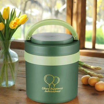 不鏽鋼提鍋保溫桶帶飯飯桶大容量上班族飯盒保溫快餐杯湯粥杯兩層