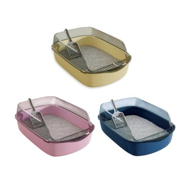 iCat寵喵樂 超大號加厚高圍牆貓砂盆 大空間貓廁所⚡️快速出貨