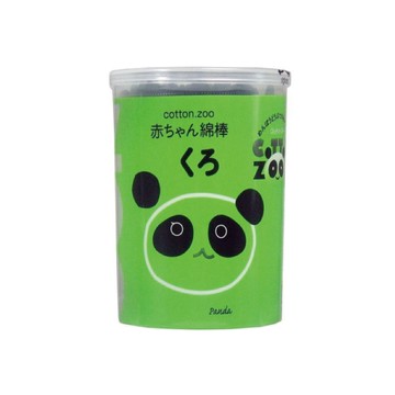 日本 水滴型抗菌極細紙軸棉花棒-黑頭