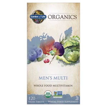 Garden of Life Mykind Organics Men's Multi 120 Vegan Tablets