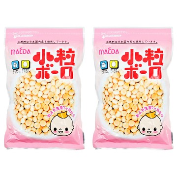 MAEDA 大阪前田製菓 乳球小粒燒菓子 蛋酥  7個月以上寶寶適用  日本國產原料選用  100g  2包